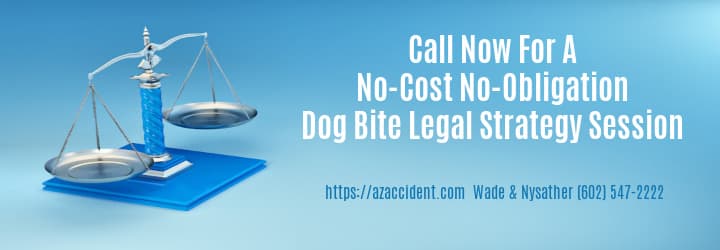 Graphic Stating No-cost No-Obligation Dog Bite Legal Strategy Session Dog Bite Attorney
