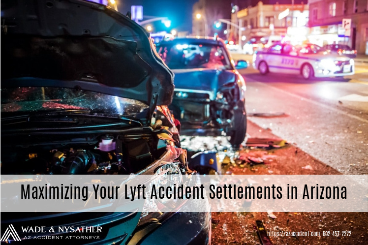 Graphic Stating Maximizing your Lyft Accident settlements