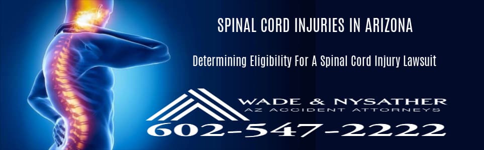 Graphic Stating Spinal Cord Injury Case Eligibility